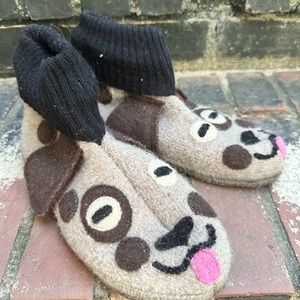 Garnet Hill Wool Slippers